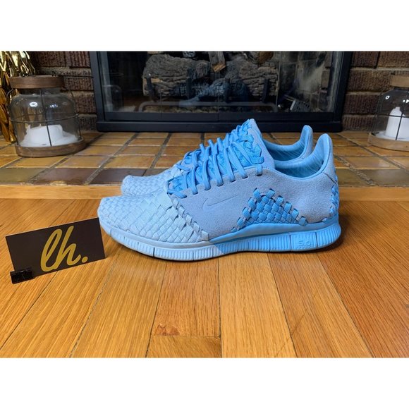 Size 11.5 Nike Free Inneva Woven 2 Lakeside Ice Blue Footscape Athletic Shoes 81 - Picture 1 of 10